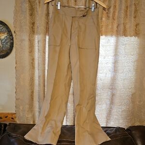 Chic Beige Flared Pants